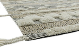 Beige Luxurious Kilim Easy To Clean Handmade Modern Cotton, Polyester, Wool Rug For Living Room, Bedroom - 200Cm X 290Cm - thumbnail 4