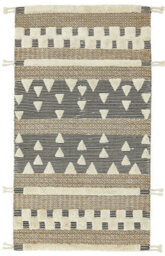 Beige Luxurious Kilim Easy To Clean Handmade Modern Cotton, Polyester, Wool Rug For Living Room, Bedroom - 200Cm X 290Cm - thumbnail 1