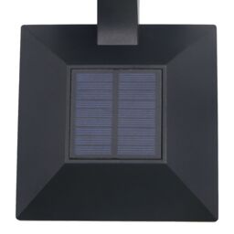 Black Solar-Powered Integrated Led Outdoor Wall Light - thumbnail 5