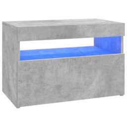 Vidaxl Tv Cabinet With Led Lights Concrete Grey 60X35X40 Cm - thumbnail 2