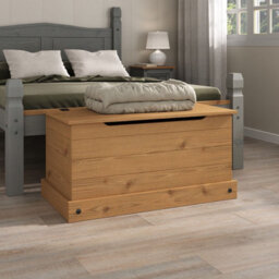 Mews Corona Storage Chest Blanket Box Toy Chest Ottoman Mexican Solid Pine - thumbnail 5