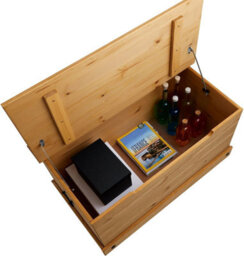 Mews Corona Storage Chest Blanket Box Toy Chest Ottoman Mexican Solid Pine - thumbnail 7