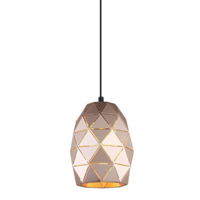 Luminosa Lighting Luminosa Modern Hanging Pendant Golden Champagne 1 Light , E27 - image 1