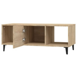 Berkfield Coffee Table Sonoma Oak 102X50X40 Cm Engineered Wood - thumbnail 6