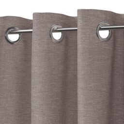 GoodHome Napour Taupe Plain Lined Eyelet Curtain (W)167Cm (L)183Cm, Pair - thumbnail 3