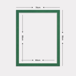Ak Frames 90X70Cm Emerald Picture Mounts To Fit 80X60Cm Aperture Size - Mount Board Only (No Frame Included) - thumbnail 3