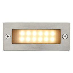Long Life Lamps Company Mini 1.5W Led Warm White Outdoor Recessed Brick Light Ip44 Zlc092Ww - thumbnail 4