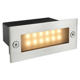 Long Life Lamps Company Mini 1.5W Led Warm White Outdoor Recessed Brick Light Ip44 Zlc092Ww