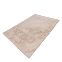 Super Soft Cream Faux Rabbit Fur Luxurious Rug - 160Cm X 230Cm - thumbnail 5