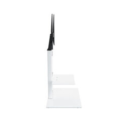 "Avf Lesina 70Cm Pedestal Tv Stand, For Tvs 32-65"" - Satin White" - thumbnail 3