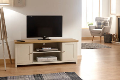 Gfw Lancaster Large Tv Cabinet Cream - image 1