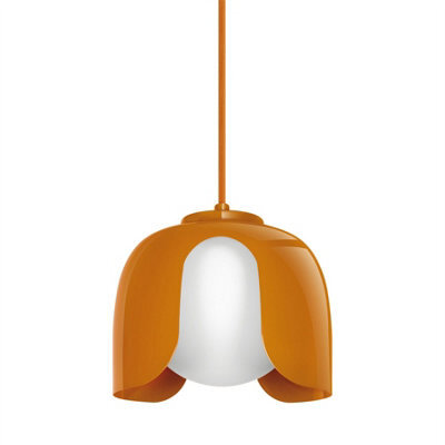 Osram Decor Corolle Pendant Ceiling Light E27 Orange - image 1