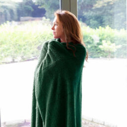 Snug Rug Blanket Luxury Sherpa Fleece Sofa Tv Throw Gift Blankets 127X178Cm - Racing Green - thumbnail 3