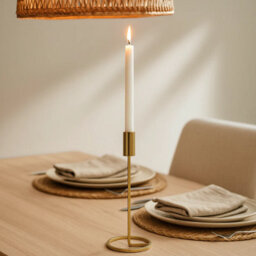 Urbn-Living Urbnliving Metal Candlestick Taper Gold Candle Holder Stand Home Décor Wedding Table Centrepiece - thumbnail 5