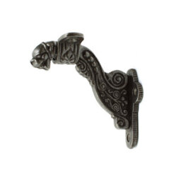 Oakcrafts - Antique Cast Iron Ornate Animal Head Handrail Bracket - thumbnail 1