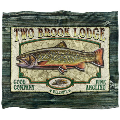 Jq Licensing Two Brook Lodge Silky Sign Supersoft Blanket Multicoloured (One Size) - image 1