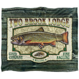 Jq Licensing Two Brook Lodge Silky Sign Supersoft Blanket Multicoloured (One Size) - thumbnail 1