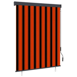 Berkfield Outdoor Roller Blind 140X250 Cm Orange And Brown