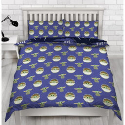 Star Wars Mandalorian Baby Yoda Reversible Duvet Set Multicoloured (Single) - thumbnail 3