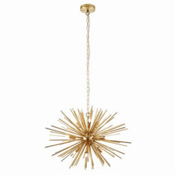 Luminosa Lighting Luminosa Orta 9 Light Spherical Pendant Satin Brushed Gold Plate, G9 - thumbnail 6