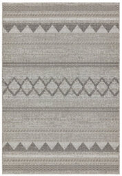 Natural Outdoor Rug, Geometric Striped Stain-Resistant Rug For Patio Deck, 2mm Modern Outdoor Area Rug-160Cm X 230Cm - thumbnail 6