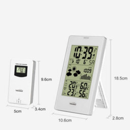 Youshiko Yc9331 Wireless Weather Station, (Official Uk Version) Radio Controlled Clock Temperature Humidity, Barometric Pressure, - thumbnail 3