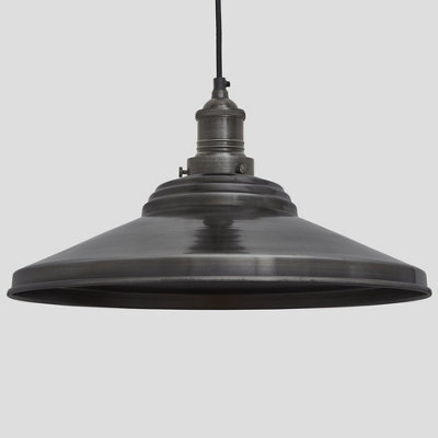 Industville Brooklyn Giant Step Pendant, 18 Inch, Pewter, Pewter Holder - image 1
