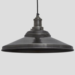 Industville Brooklyn Giant Step Pendant, 18 Inch, Pewter, Pewter Holder - thumbnail 1