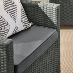 Furniturebox Arizona Rattan Garden Sofa Set, 4 Seat Outdoor Sofa Set, Grey Rattan Garden Furniture Set - Chairs,  Sofa, Coffee Set - thumbnail 3