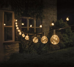 My Smart Buy Firefly Festoon String Lights Warm White Set Of 20 Indoor & Outdoor Garden Decorative Lighting 14.5M - thumbnail 1