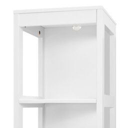 Sobuy Frg126-W, Bathroom  Slim Tall Storage  Cabinet  3-Tier Shelves With 2 Drawers,white,w30Xd30Xh145 - thumbnail 6