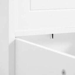 Sobuy Frg126-W, Bathroom  Slim Tall Storage  Cabinet  3-Tier Shelves With 2 Drawers,white,w30Xd30Xh145 - thumbnail 9