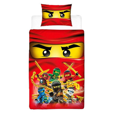 Lego Ninjago Reversible Duvet Set Multicoloured (Single) - image 1