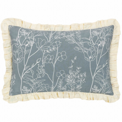 Wylder Mae Embroidered Cotton Cushion Cover - image 1