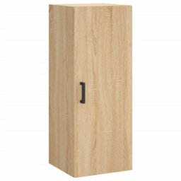 Berkfield Highboard Sonoma Oak 34.5X34X180 Cm Engineered Wood - thumbnail 5