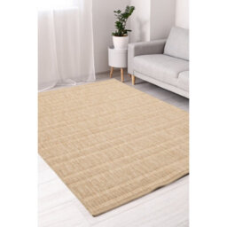 Melrose Modern Grove Jute Look Low Pile Indoor Outdoor Large Area Rug 10mm Pile Height - 160X230Cm - thumbnail 5
