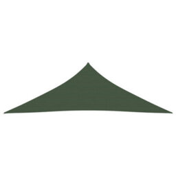 Berkfield Sunshade Sail 160 G/m2 Dark Green 3.5X3.5X4.9 M Hdpe - thumbnail 2