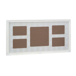 Orsina White 5 Multi-Photo Frame,decorative Wall Frame For Hallway,picture Frame With Square & Landscape Options - thumbnail 2