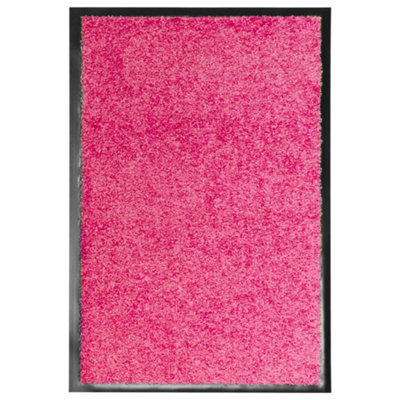 Berkfield Doormat Washable Pink 40X60 Cm - image 1