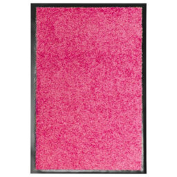 Berkfield Doormat Washable Pink 40X60 Cm - thumbnail 1