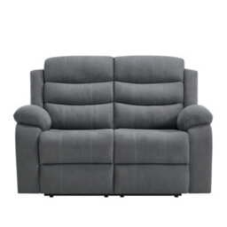 More4Homes Boston Manual Recliner Fabric 2+3 Seater Sofa Set (Grey) - thumbnail 7