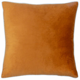 Paoletti Meridian Velvet Piped Cushion Cover - thumbnail 1