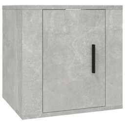Berkfield Classic Wall Mounted Tv Cabinet Concrete Grey 40X34,5X40 Cm