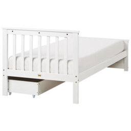 Beliani Bed With 2 Drawers Pine Wood Olendon 90 X 200 Cm (Eu Single) White - thumbnail 8