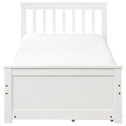 Beliani Bed With 2 Drawers Pine Wood Olendon 90 X 200 Cm (Eu Single) White - thumbnail 7