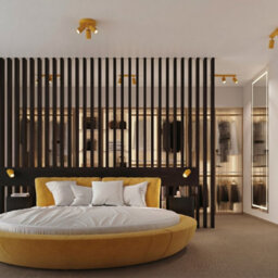 Luminosa Lighting Luminosa Karbon Ceiling Spotlight Bar Yellow 4X Gu10 - thumbnail 9
