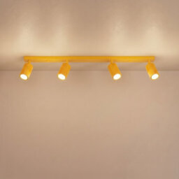 Luminosa Lighting Luminosa Karbon Ceiling Spotlight Bar Yellow 4X Gu10 - thumbnail 3