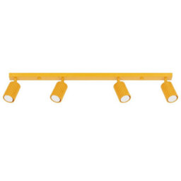 Luminosa Lighting Luminosa Karbon Ceiling Spotlight Bar Yellow 4X Gu10