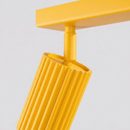 Luminosa Lighting Luminosa Karbon Ceiling Spotlight Bar Yellow 4X Gu10 - thumbnail 6
