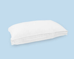 Lancashire Textiles Back Sleeper Pillow Hollowfibre Filling And 100% Cotton Casing Soft Support - Single Pillow - thumbnail 2